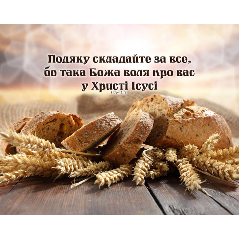 Картина Подяку складайте за все (полотно) Картина Подяку складайте за все (полотно)