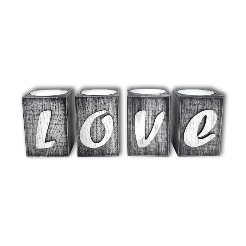 Підсвічник Love /4шт/ Підсвічник Love /4шт/