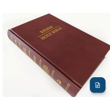 Біблія. Holly Bible. Англо-українська Біблія 070. Бордова тверда /1917333/